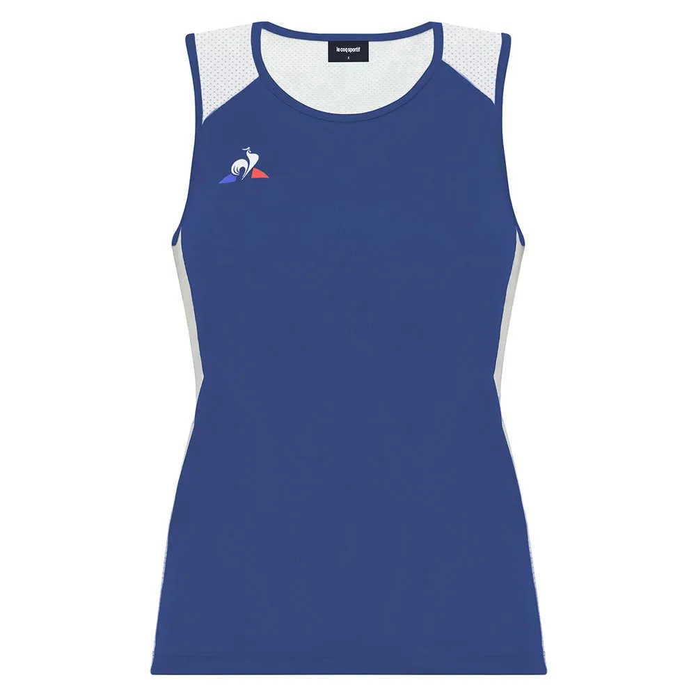 Le Coq Sportif Running ärmelloses T-shirt female, Cobalt
