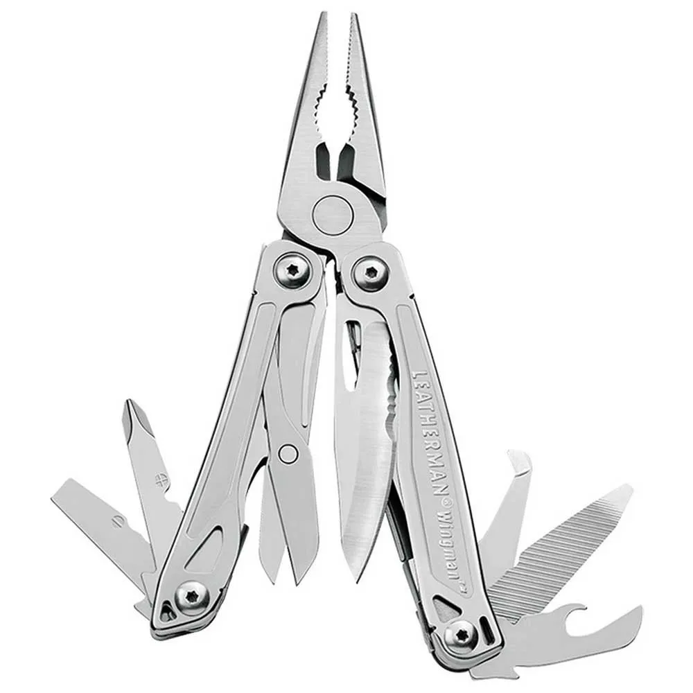Leatherman Wingman Multitool, Silver, One Size Leatherman Wingman Multitool, Silver, One Size
