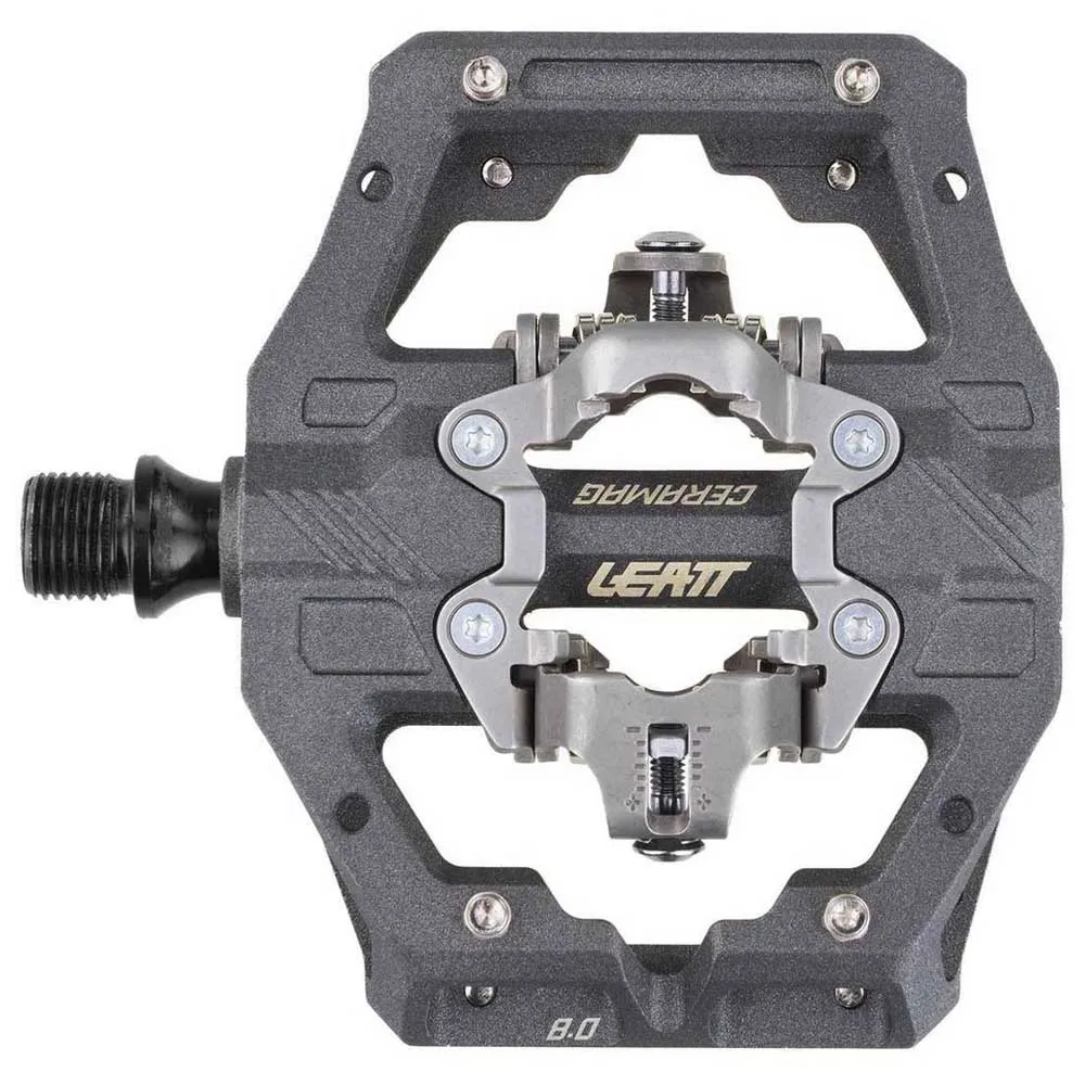 Leatt Ceramag Gravity 8.0 Clip-in 110x88 Mm Pedale, Grey, One Size