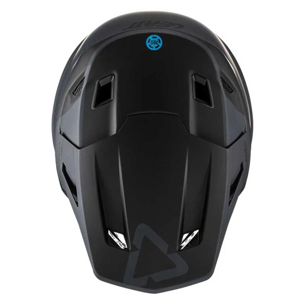 Leatt Mtb Gravity 8.0 V22 Downhillhelm, Black Leatt Mtb Gravity 8.0 V22 Downhillhelm, Black
