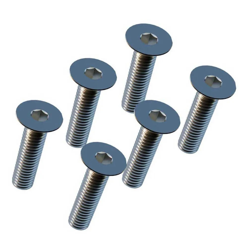 Leatt Titan Gravity-leistungsmesser-schrauben 6 Stücke, Titanium, One Size