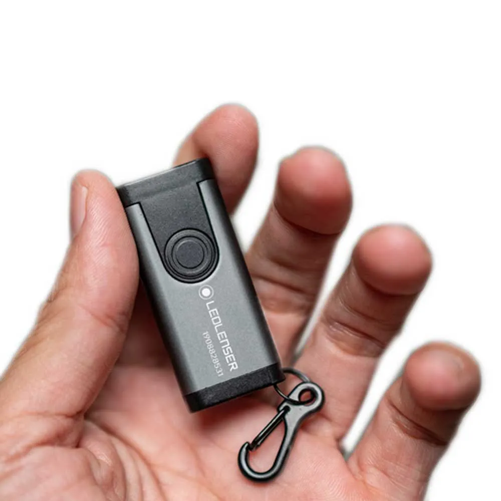 LEDLENSER K46r Memory 4 Gb Wiederaufladbare Taschenlampe Schlüsselanhänger, Grey, 400 Lumina LEDLENSER K46r Memory 4 Gb Wiederaufladbare Taschenlampe Schlüsselanhänger, Grey, 400 Lumina