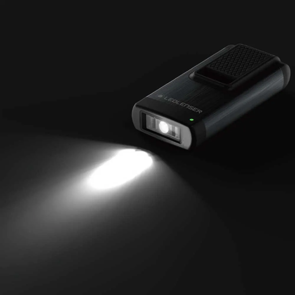 LEDLENSER K46r Memory 4 Gb Wiederaufladbare Taschenlampe Schlüsselanhänger, Grey, 400 Lumina LEDLENSER K46r Memory 4 Gb Wiederaufladbare Taschenlampe Schlüsselanhänger, Grey, 400 Lumina