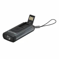 LEDLENSER K46r Sicherheitspeicher 4 Gb Wiederaufladbare Taschenlampe Schlüsselanhänger LEDLENSER K46r Sicherheitspeicher 4 Gb Wiederaufladbare Taschenlampe Schlüsselanhänger