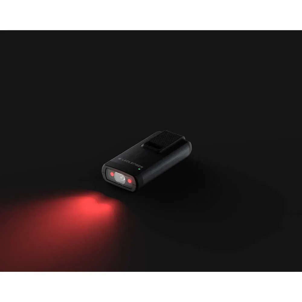 LEDLENSER K6r Wiederaufladbarer Taschenlampen-schlüsselanhänger, Grey, 400 Lumina