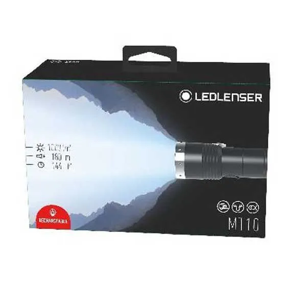LEDLENSER Mt10 Taschenlampe, Black, 1000 Lumina