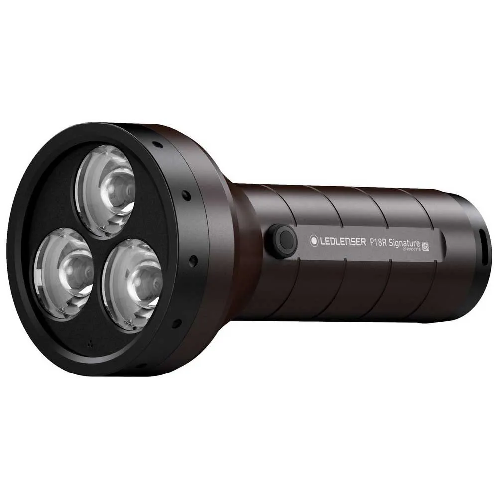 LEDLENSER P18r Signature Taschenlampe, Black, 4500 Lumina LEDLENSER P18r Signature Taschenlampe, Black, 4500 Lumina