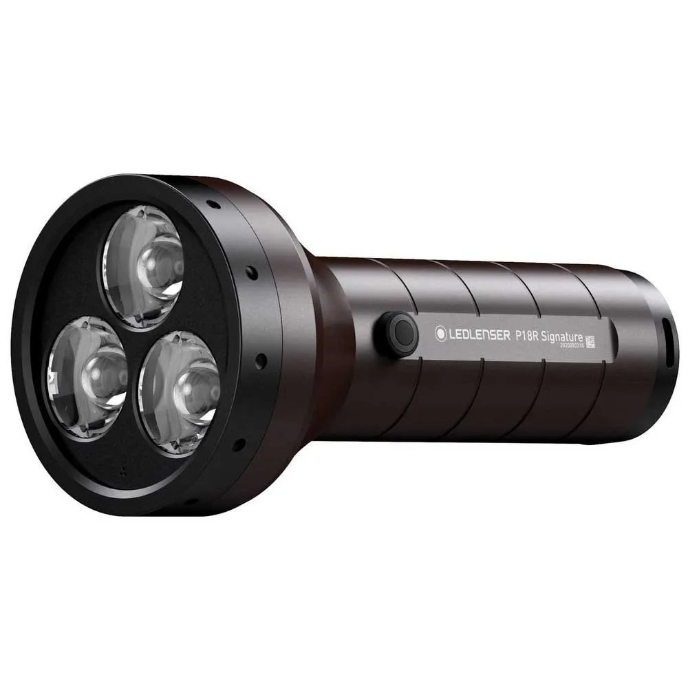 LEDLENSER P18r Signature Taschenlampe, Black, 4500 Lumina LEDLENSER P18r Signature Taschenlampe, Black, 4500 Lumina