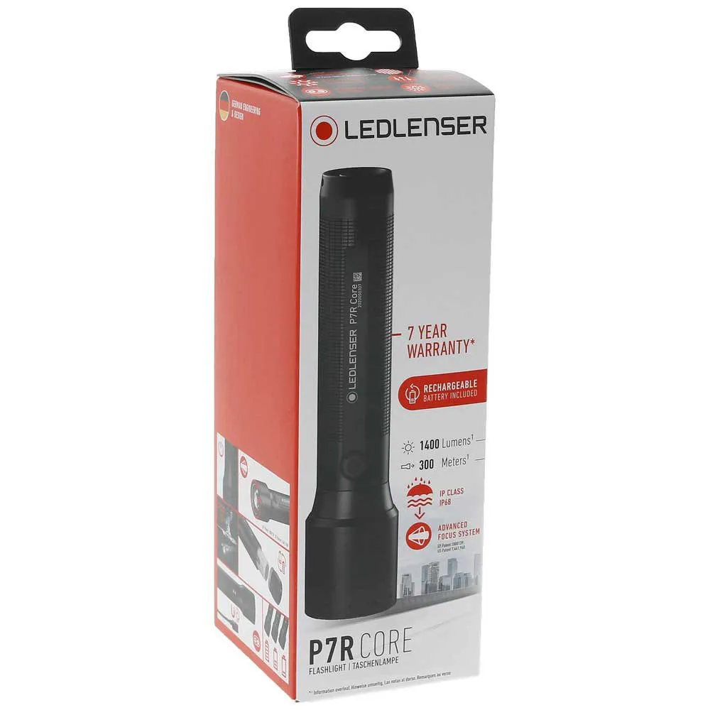 LEDLENSER P7r Core Taschenlampe, Black, 1400 Lumina LEDLENSER P7r Core Taschenlampe, Black, 1400 Lumina