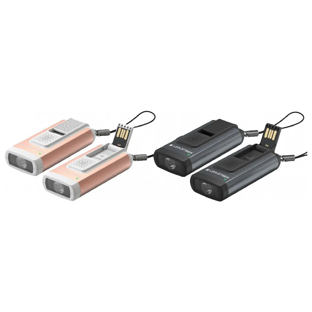 LEDLENSER Wiederaufladbarer K6r Sicherheits-schlüsselanhänger Mit Taschenlampe, Grey, 400 Lumina LEDLENSER Wiederaufladbarer K6r Sicherheits-schlüsselanhänger Mit Taschenlampe, Grey, 400 Lumina