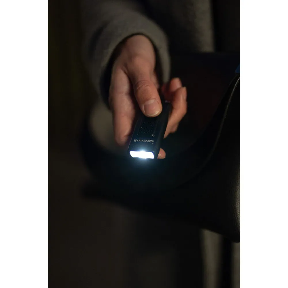 LEDLENSER Wiederaufladbarer K6r Sicherheits-schlüsselanhänger Mit Taschenlampe, Grey, 400 Lumina LEDLENSER Wiederaufladbarer K6r Sicherheits-schlüsselanhänger Mit Taschenlampe, Grey, 400 Lumina