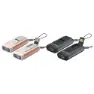 LEDLENSER Wiederaufladbarer K6r Sicherheits-schlüsselanhänger Mit Taschenlampe, Grey, 400 Lumina