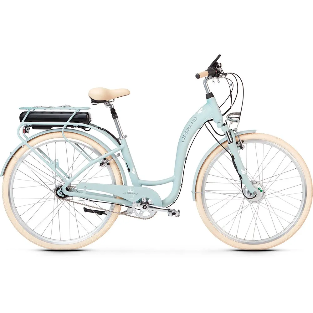 Legrand Elille 2d 28´´ 2022 Elektrofahrrad, Gray / green / white, L, 450Wh Legrand Elille 2d 28´´ 2022 Elektrofahrrad, Gray / green / white, L, 450Wh