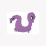 Leisis Schwimmende Drachenmatte unisex, Violet, 43 x 52 x 8cm