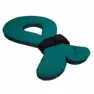 Leisis Schwimmkragen unisex, Green / black / green, 58.8 x 37.2 x 4cm
