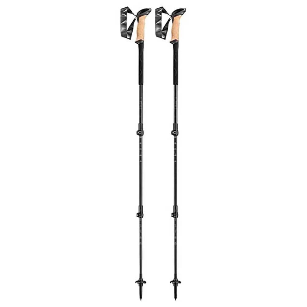 LEKI Black Series Carbon Stöcke, Black / black gray / dark anthracite, 100-135cm LEKI Black Series Carbon Stöcke, Black / black gray / dark anthracite, 100-135cm