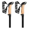LEKI Black Series Fx Carbon Stöcke, Black / natural carbon, 110-130cm