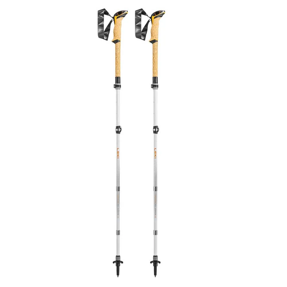LEKI Cressida Fx Carbon As Stöcke, White / mango / silver, 100-120cm LEKI Cressida Fx Carbon As Stöcke, White / mango / silver, 100-120cm