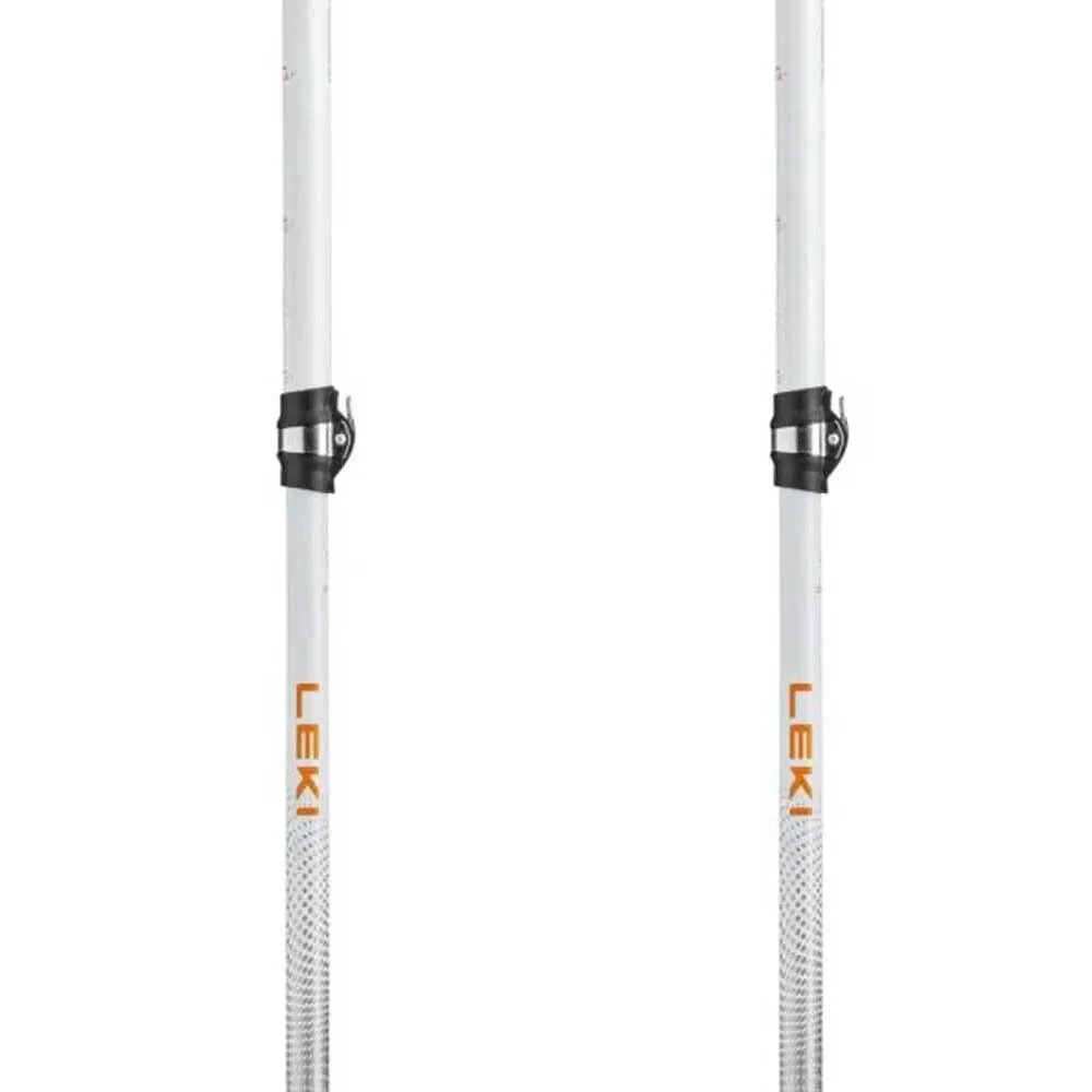LEKI Cressida Fx Carbon As Stöcke, White / mango / silver, 100-120cm LEKI Cressida Fx Carbon As Stöcke, White / mango / silver, 100-120cm