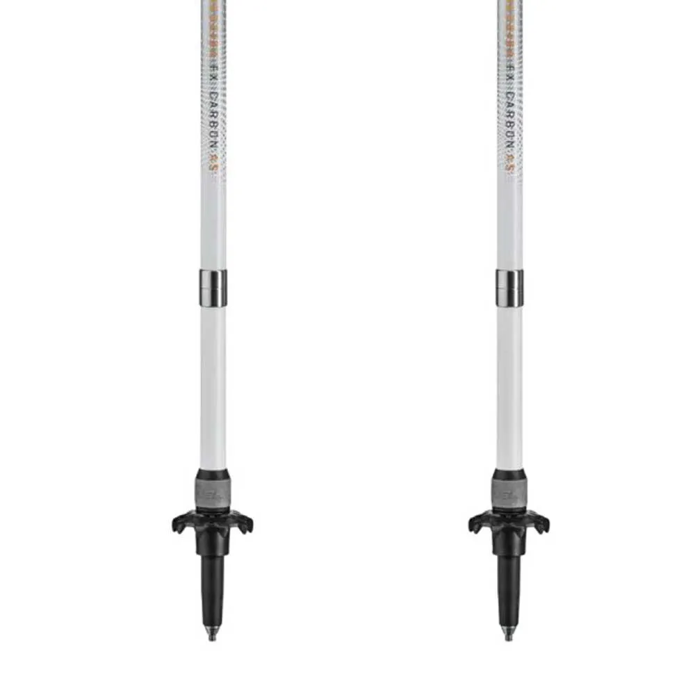 LEKI Cressida Fx Carbon As Stöcke, White / mango / silver, 100-120cm LEKI Cressida Fx Carbon As Stöcke, White / mango / silver, 100-120cm