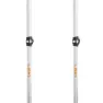 LEKI Cressida Fx Carbon As Stöcke, White / mango / silver, 100-120cm