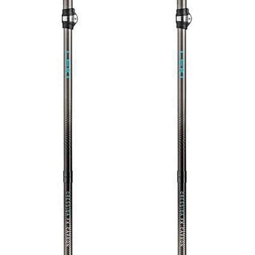 LEKI Cressida Fx Carbon Stöcke, Brown metallic / mint / chocolate brown metallic, 100-120cm LEKI Cressida Fx Carbon Stöcke, Brown metallic / mint / chocolate brown metallic, 100-120cm