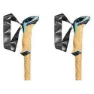 LEKI Cressida Fx Carbon Stöcke, Brown metallic / mint / chocolate brown metallic, 100-120cm