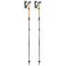 LEKI Cressida Fx Carbon Stöcke, Brown metallic / mint / chocolate brown metallic, 100-120cm