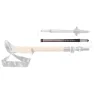 LEKI Cressida Fx Carbonstangen Mittelteil 3 110-120 Cm, Multi, 18-16mm