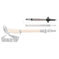 LEKI Cressida Fx Carbonstöcke Unterteil 100-120 Cm LEKI Cressida Fx Carbonstöcke Unterteil 100-120 Cm