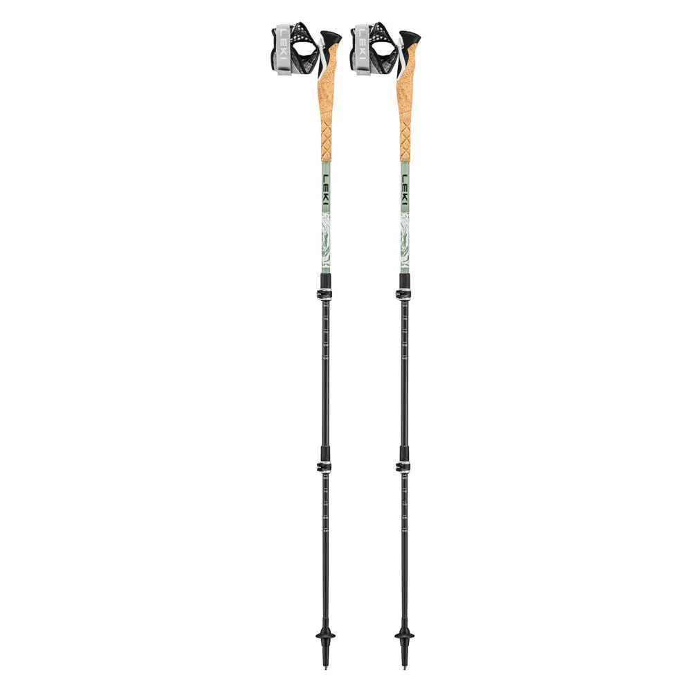 LEKI Cross Trail Carbon Stöcke, White / envy / black, 100-135cm LEKI Cross Trail Carbon Stöcke, White / envy / black, 100-135cm