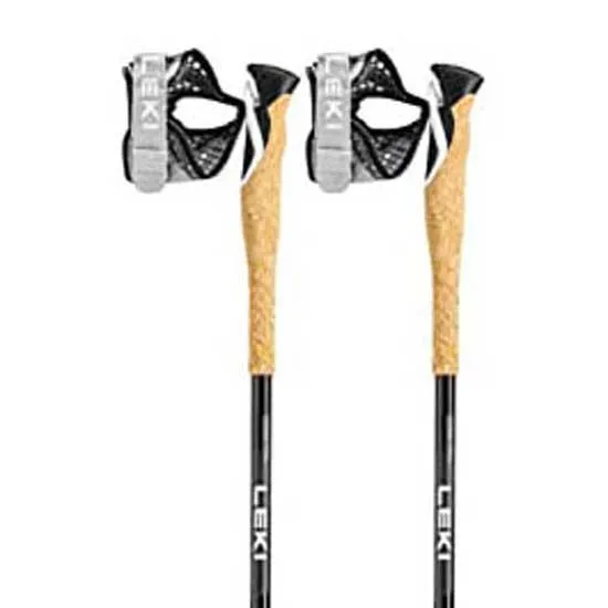 LEKI Cross Trail Lite Carbon Stöcke, Black / white / natural carbon, 100-135cm LEKI Cross Trail Lite Carbon Stöcke, Black / white / natural carbon, 100-135cm