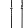 LEKI Cross Trail Lite Carbon Stöcke, Black / white / natural carbon, 100-135cm