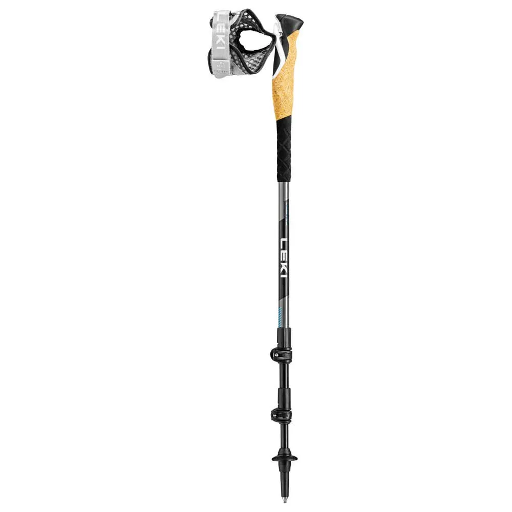 LEKI Cross Trail Lite Ta Stöcke, Black / white / light blue, 100-135cm LEKI Cross Trail Lite Ta Stöcke, Black / white / light blue, 100-135cm