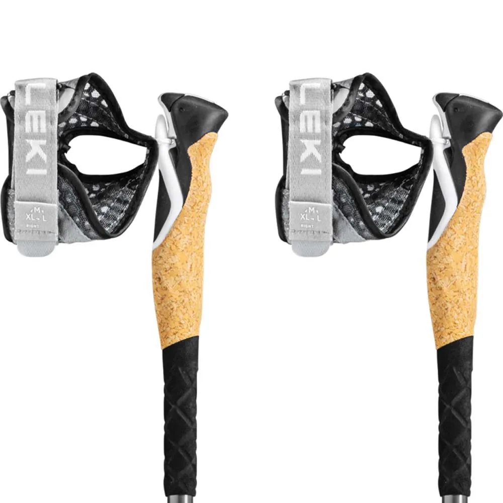 LEKI Cross Trail Lite Ta Stöcke, Black / white / light blue, 100-135cm LEKI Cross Trail Lite Ta Stöcke, Black / white / light blue, 100-135cm