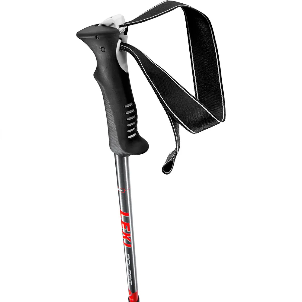 LEKI Dolomit Lite Stöcke, Gunmetal / bright red / white, 100-135cm LEKI Dolomit Lite Stöcke, Gunmetal / bright red / white, 100-135cm