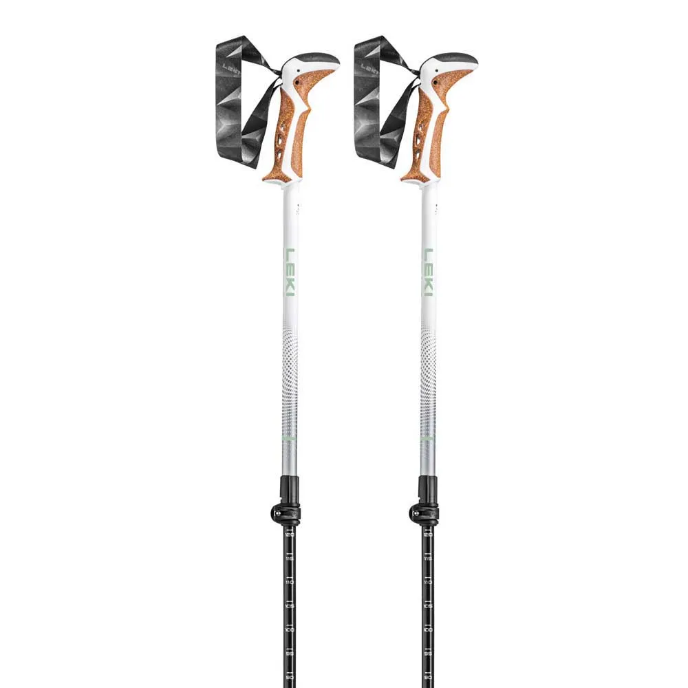 LEKI Jannu Stöcke, White / smokegreen / silver, 90-125cm LEKI Jannu Stöcke, White / smokegreen / silver, 90-125cm