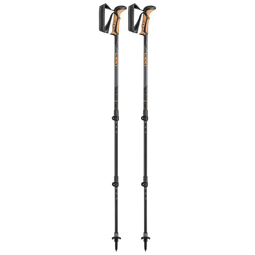 LEKI Khumbu As Stöcke, Dark anthracite / orange / black, 110-145cm LEKI Khumbu As Stöcke, Dark anthracite / orange / black, 110-145cm