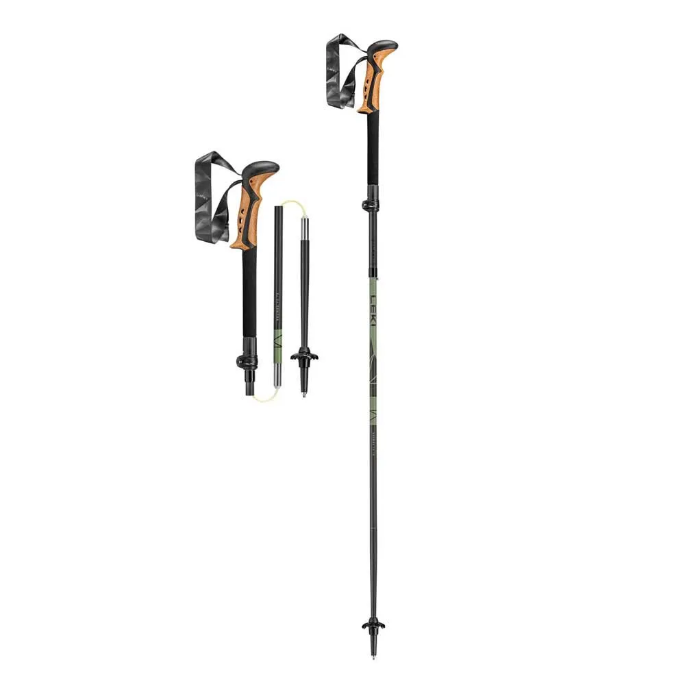 LEKI Khumbu Fx Ta Mittlerer Teil Der Pfosten, Multi, 110-130cm LEKI Khumbu Fx Ta Mittlerer Teil Der Pfosten, Multi, 110-130cm