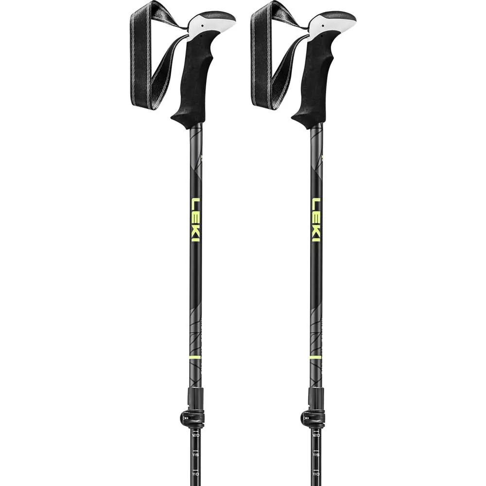 LEKI Khumbu Lite Pro Stöcke, Black / dark anthracite / frozen yellow, 100-135cm LEKI Khumbu Lite Pro Stöcke, Black / dark anthracite / frozen yellow, 100-135cm