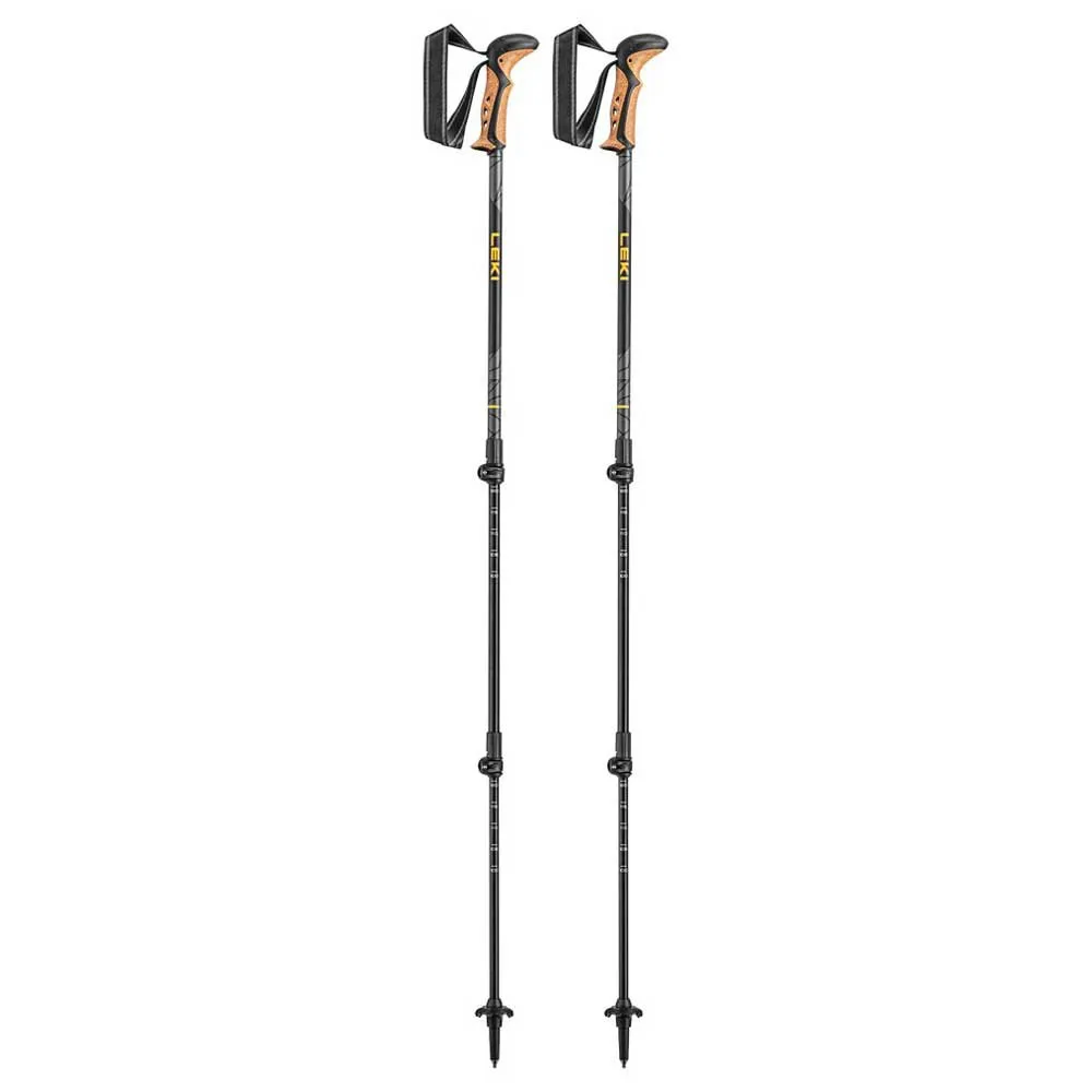 LEKI Khumbu Lite Stöcke, Mango / dark anthracite / black, 100-135cm LEKI Khumbu Lite Stöcke, Mango / dark anthracite / black, 100-135cm