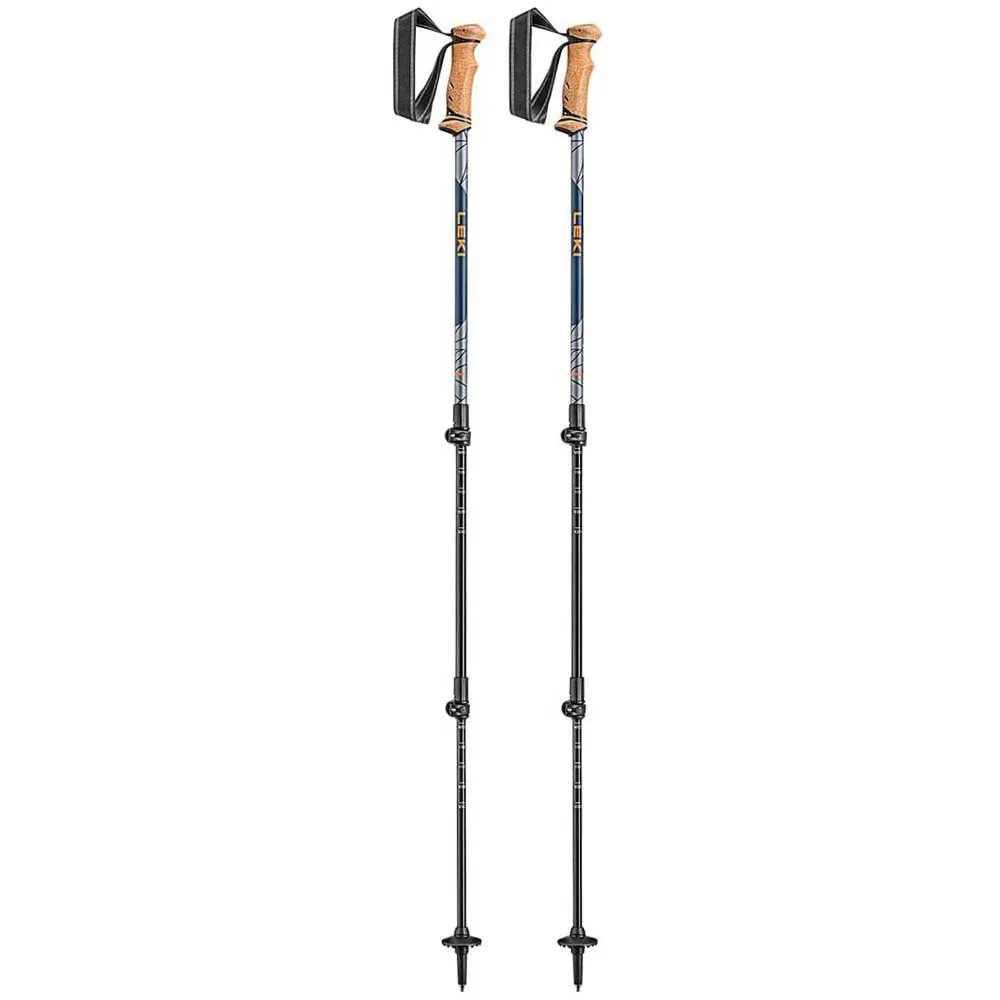 LEKI Legacy Lite Stöcke, Orange / denim blue / llight anthracite, 100-135cm LEKI Legacy Lite Stöcke, Orange / denim blue / llight anthracite, 100-135cm