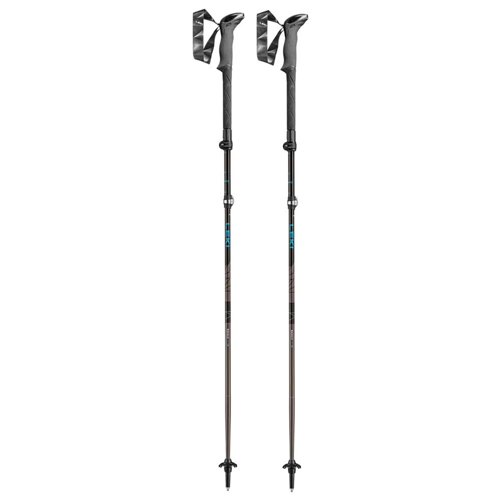 LEKI Makalu Fx Ta Stöcke, Petrol / black / silver gray, 110-130cm LEKI Makalu Fx Ta Stöcke, Petrol / black / silver gray, 110-130cm