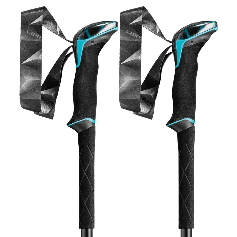 LEKI Makalu Lite As Stöcke, Black / dark anthracite / petrol, 100-135cm LEKI Makalu Lite As Stöcke, Black / dark anthracite / petrol, 100-135cm