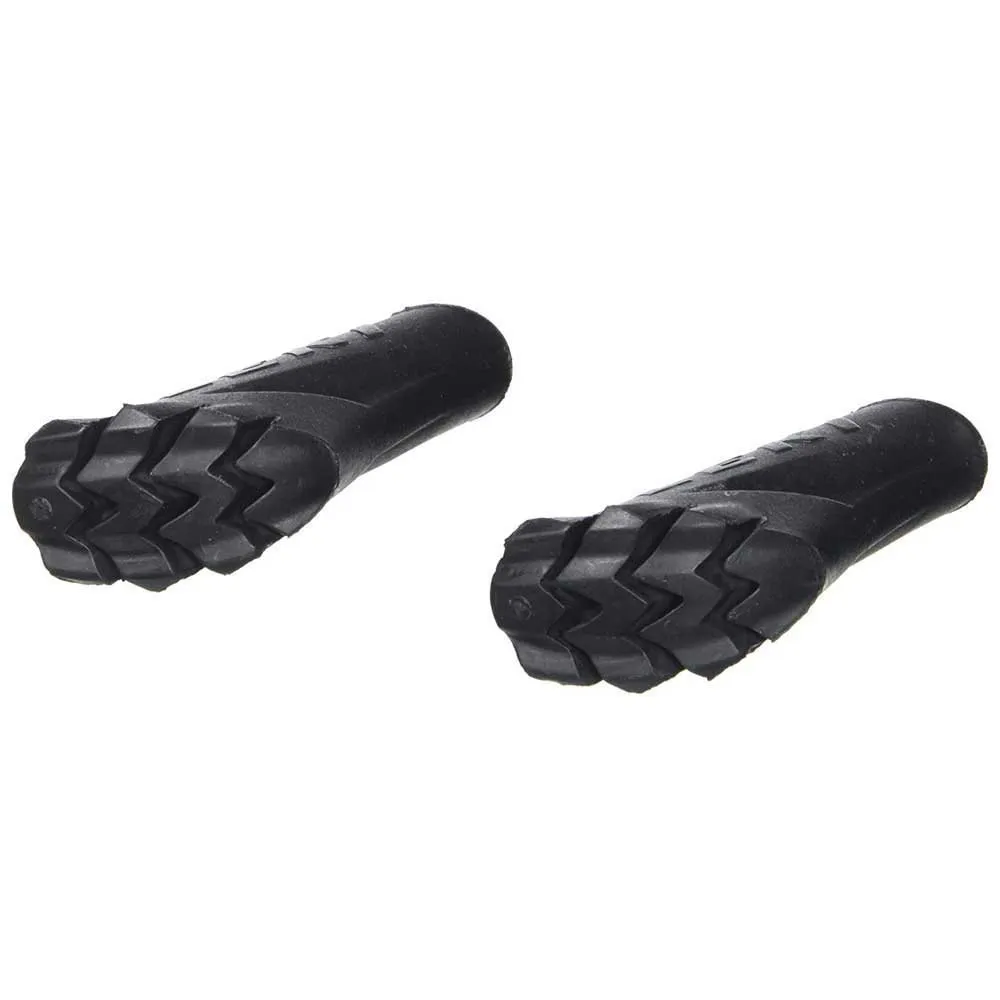 LEKI Powergrip Pad 50 Pair Toe Walking-stöcke Kappen, Black, One Size LEKI Powergrip Pad 50 Pair Toe Walking-stöcke Kappen, Black, One Size