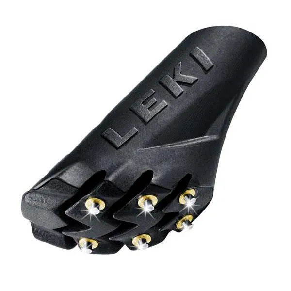 LEKI Rubber Tip Cp Silent Spike Pad Toe Walking-stöcke Kappen, Black, One Size LEKI Rubber Tip Cp Silent Spike Pad Toe Walking-stöcke Kappen, Black, One Size