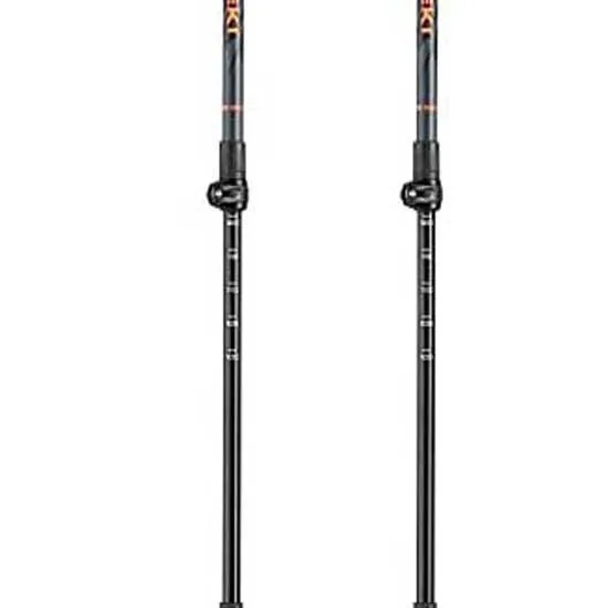 LEKI Sherpa Lite Stöcke, Neon orange / black / denim blue, 100-135cm LEKI Sherpa Lite Stöcke, Neon orange / black / denim blue, 100-135cm