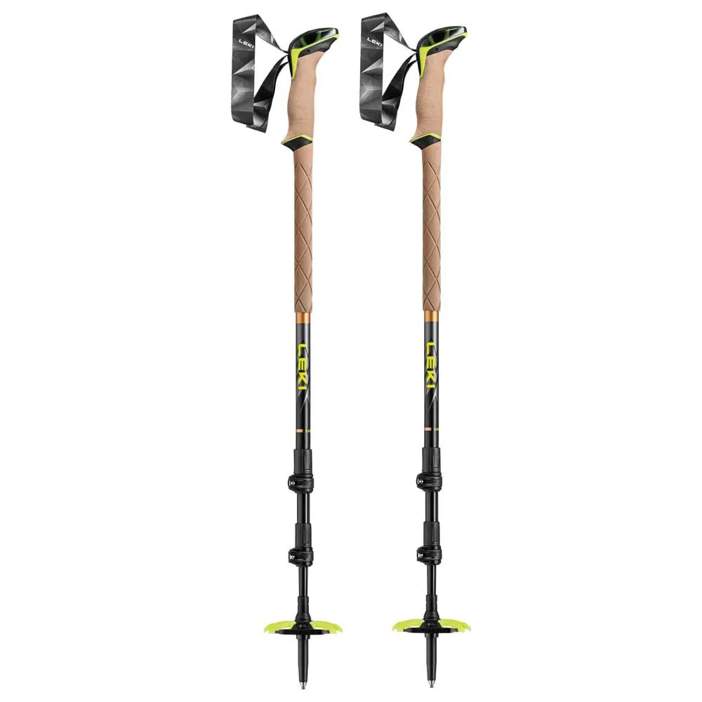 LEKI Sherpa Stöcke, Dark anthracite / copper / neon yellow, 110-145cm LEKI Sherpa Stöcke, Dark anthracite / copper / neon yellow, 110-145cm