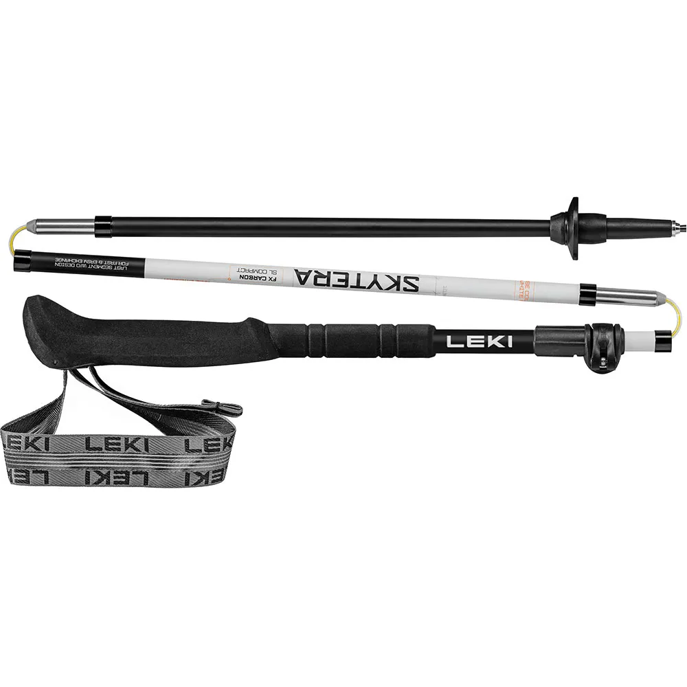 LEKI Skytera Fx Carbon Sl Compact Stöcke, White / black / orange, 100-120cm LEKI Skytera Fx Carbon Sl Compact Stöcke, White / black / orange, 100-120cm