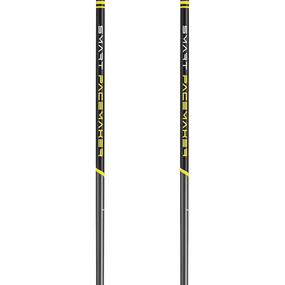LEKI Smart Pacemaker Stöcke, Dark anthracite / black / green yellow, 105cm LEKI Smart Pacemaker Stöcke, Dark anthracite / black / green yellow, 105cm